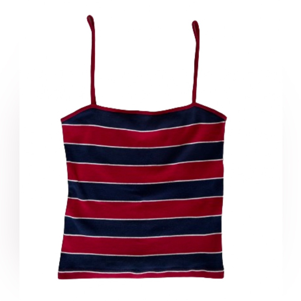 Jacob Annexe Navy & Red Stripped Tank Top